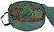 Christmas Wreath Storage Bag 24" - Garland Holiday Container with Tear Resistant Material - Featuring Heavy Duty Handles and Transparent Card Slot - (Green)